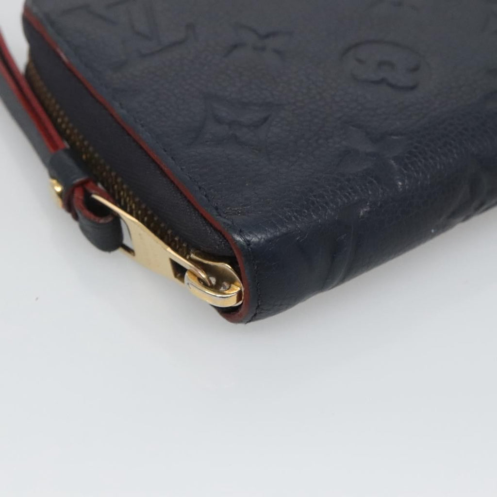 Louis Vuitton Portefeuille Zippy Monogramme Empreinte Monogramme Empreinte Navy Leather Wallets Accessory