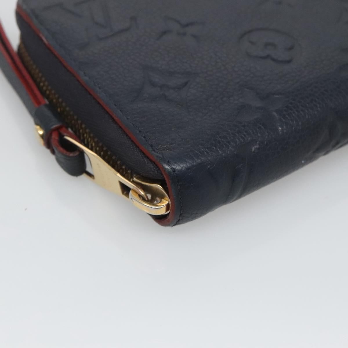 Louis Vuitton Portefeuille Zippy Monogramme Empreinte Monogramme Empreinte Navy Leather Wallets Accessory