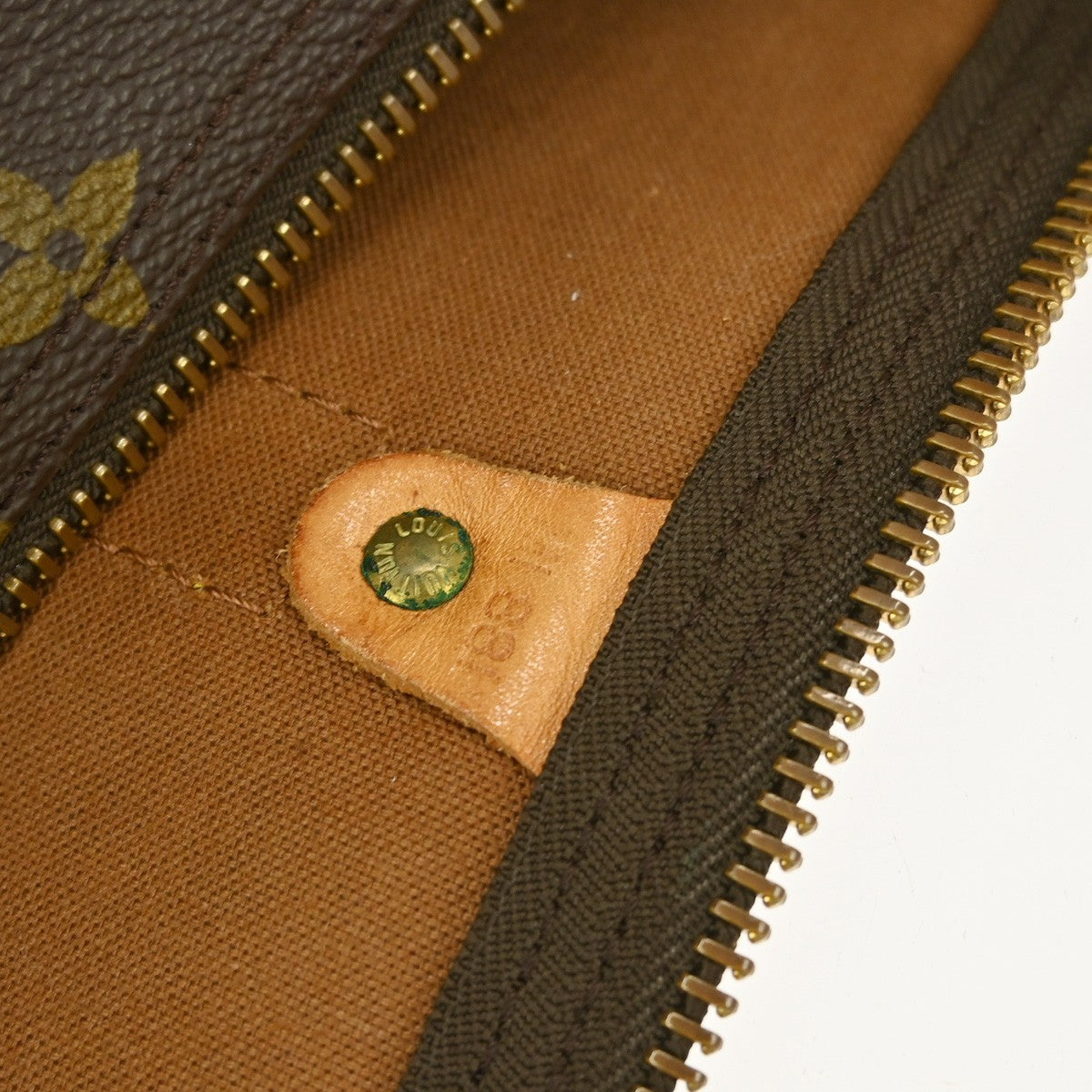 Louis Vuitton Keepall Bag Monogram Canvas Brown Canvas Travel Bag
