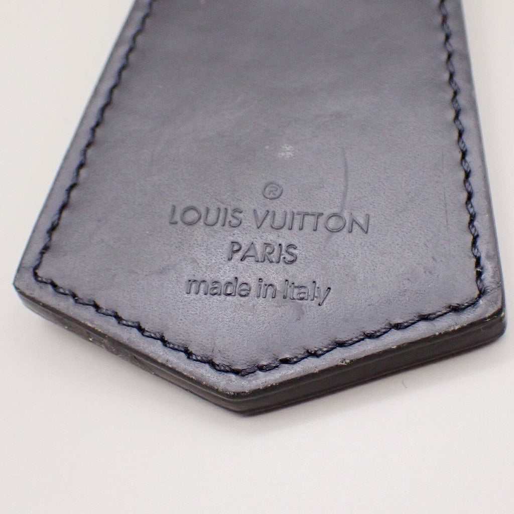Louis Vuitton Enchappe Key Holder Monogram Eclipse Canvas Black Leather Charms And Keychains Accessory