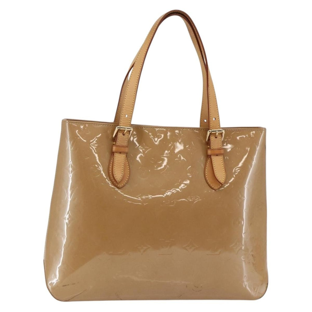 Louis Vuitton Brentwood Handbag Monogram Vernis Brown Patent_Leather Bag