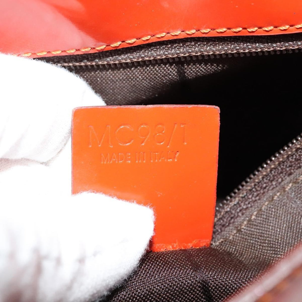 Celine Shoulder Bag Canvas Orange Canvas Shoulder Bag Bag