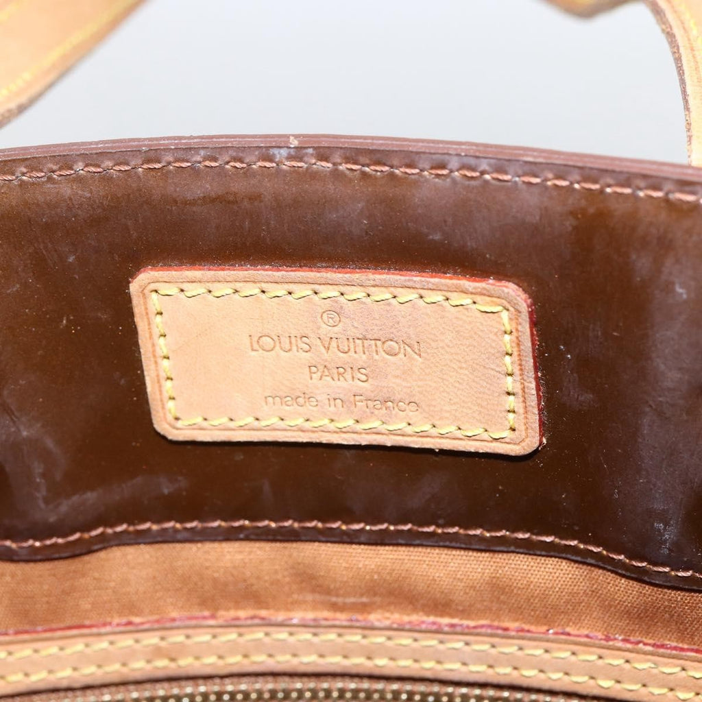 Louis Vuitton Reade Handbag Monogram Vernis Brown Patent_Leather Handbag