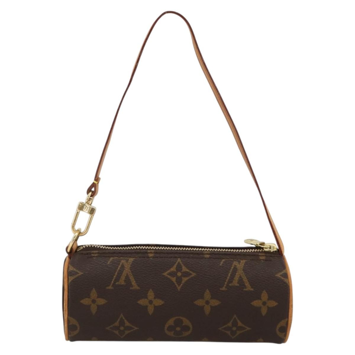 Louis Vuitton Papillon Pochette Monogram Canvas Brown Canvas Clutche & Pouche Bag