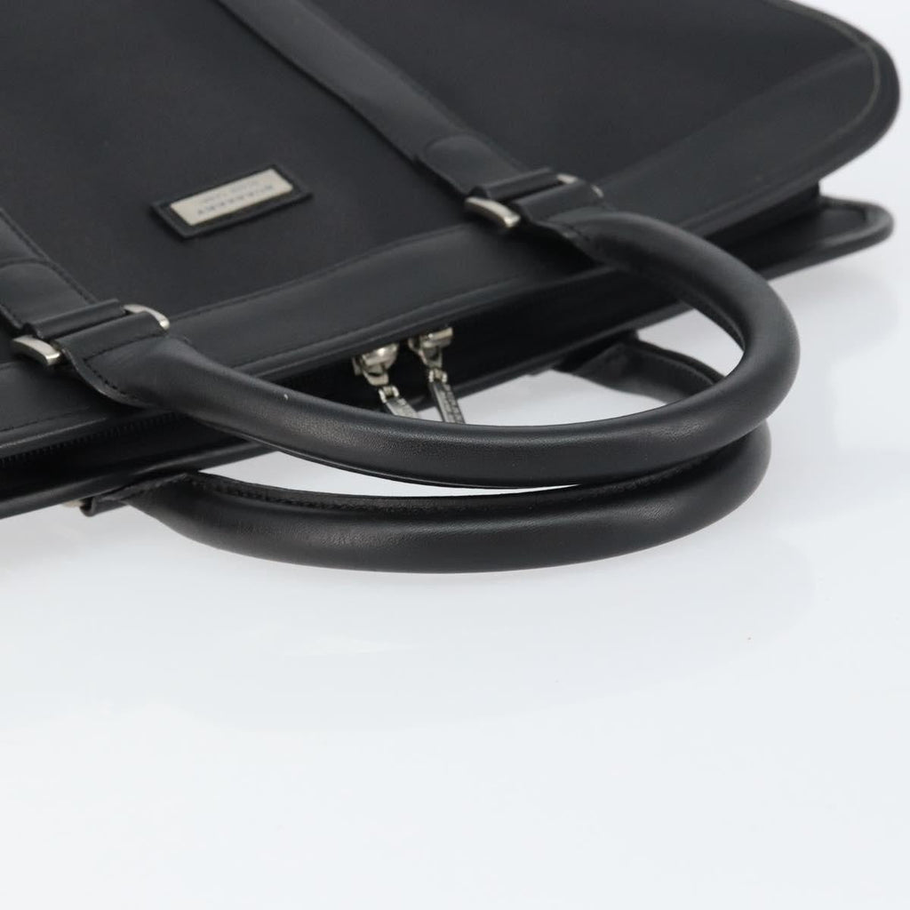 Burberry Black Label Business Bag Nylon Black Nylon Handbag