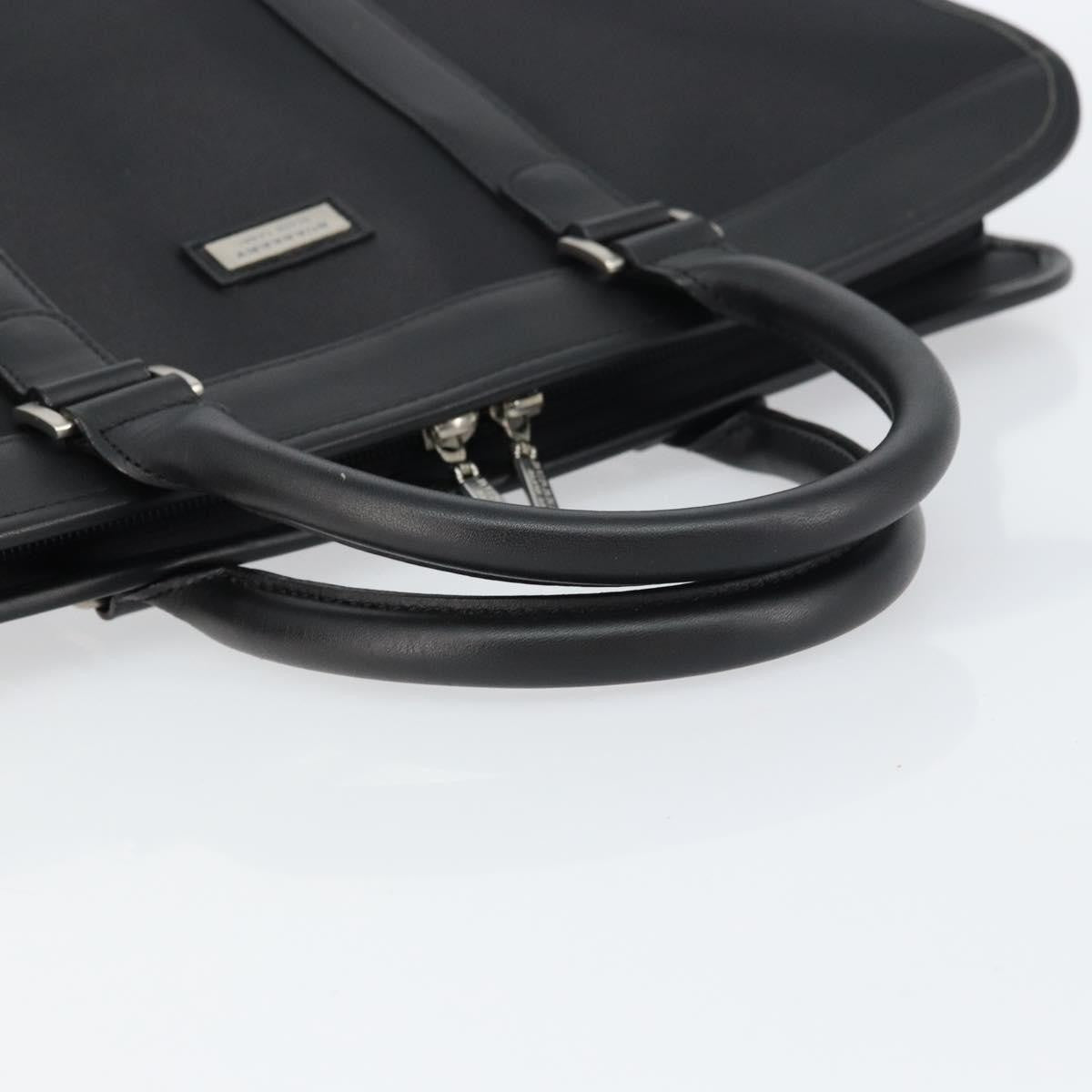 Burberry Black Label Business Bag Nylon Black Nylon Handbag