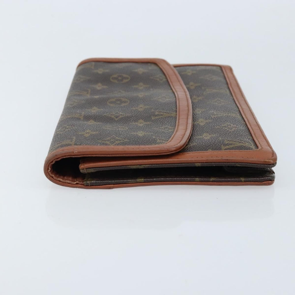 Louis Vuitton Dame Pochette Monogram Canvas Brown Canvas Clutche & Pouche Bag