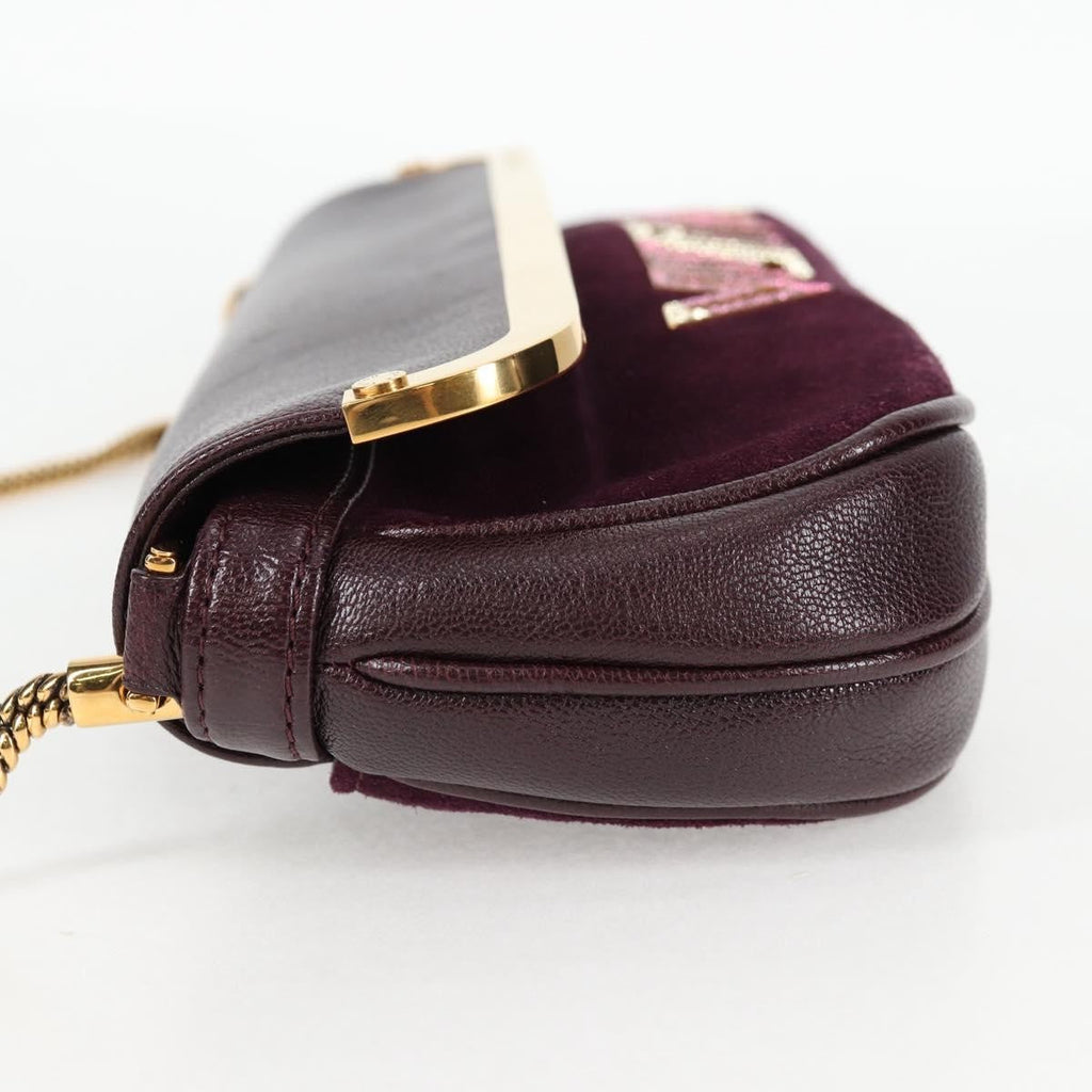 Louis Vuitton Avant Garde Pochette Leather With Suede Brown Leather Bag