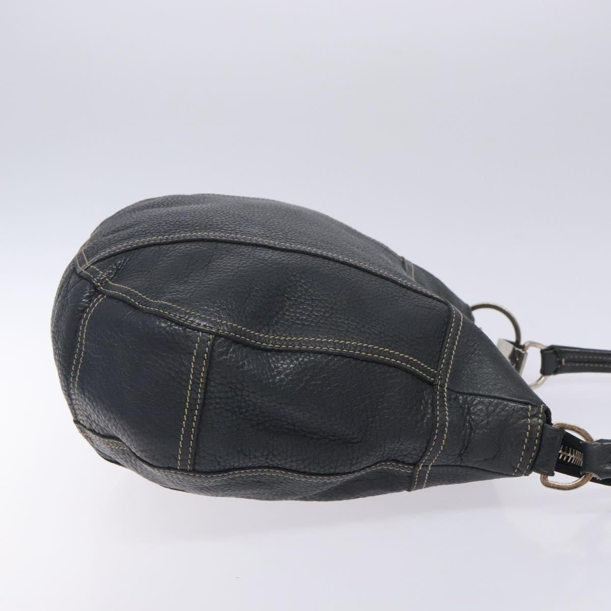 Prada Vintage Shoulder Bag Leather Navy Leather Shoulder Bag Bag