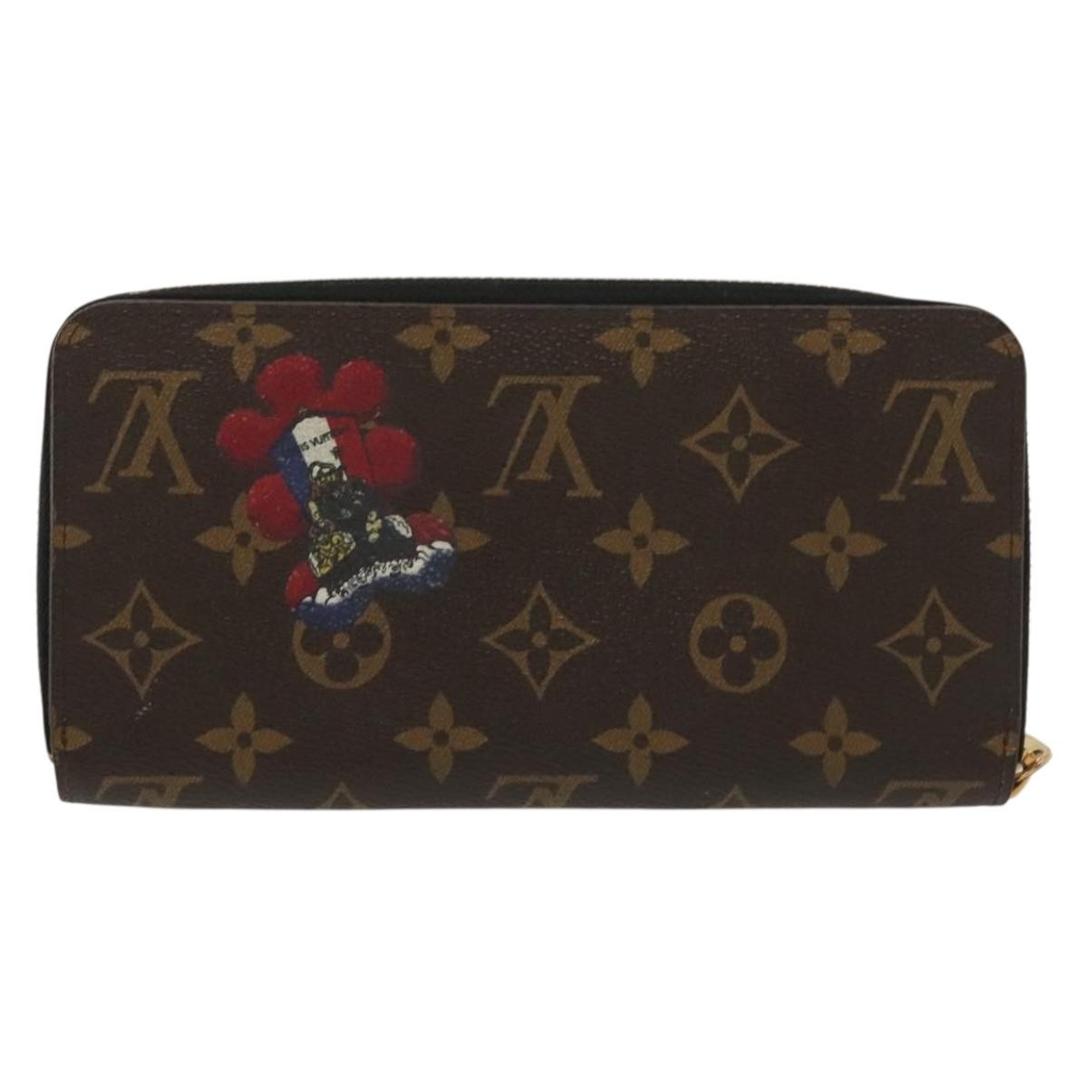 Louis Vuitton Zippy Organizer Limited Edition Monogram Canvas Brown Canvas Wallets Accessory