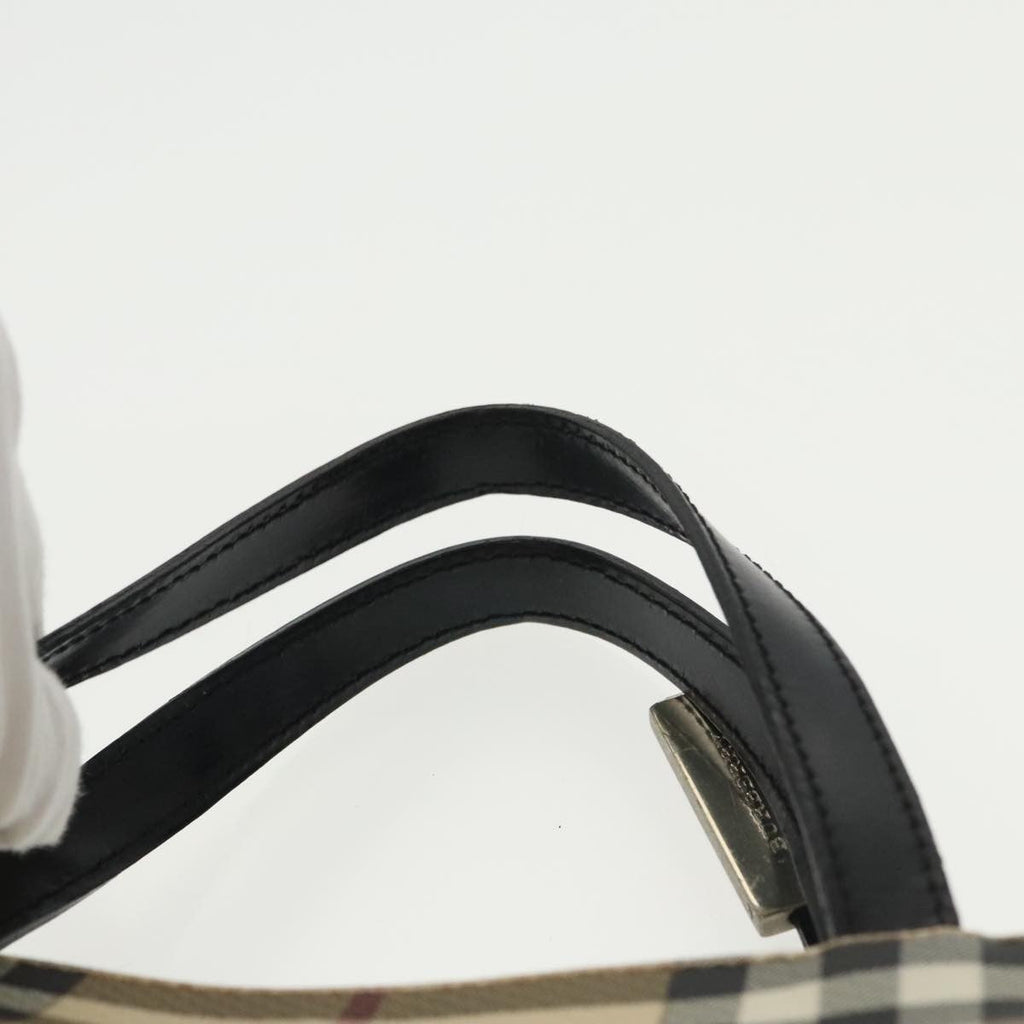 Burberry Nova Check Tote Canvas And Leather Beige Pvc Tote Bag