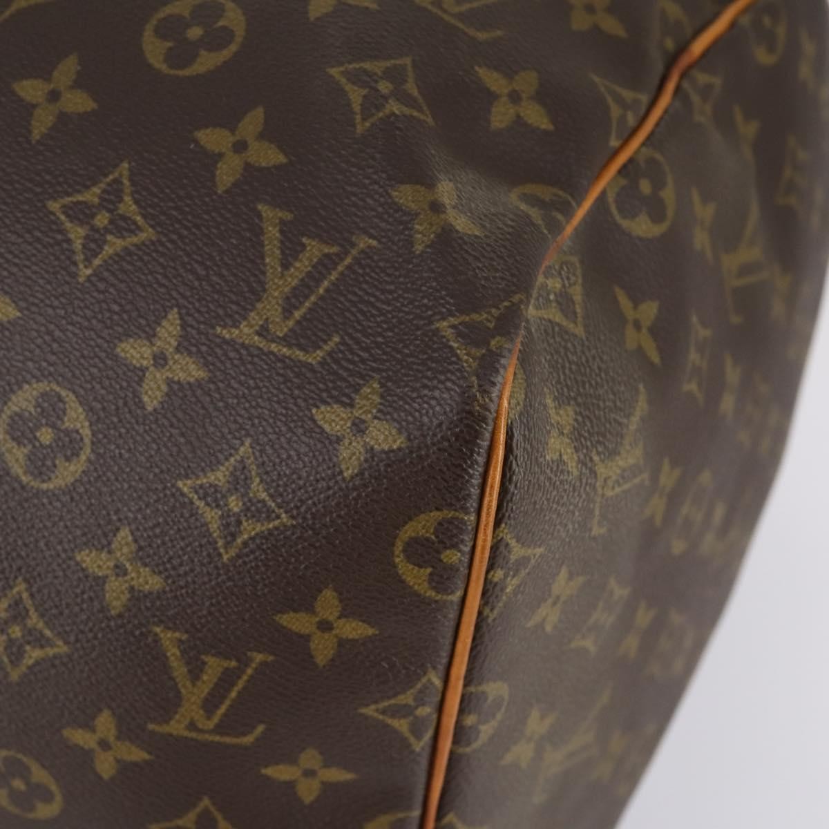Louis Vuitton Keepall Bag Monogram Canvas Brown Canvas Travel Bag