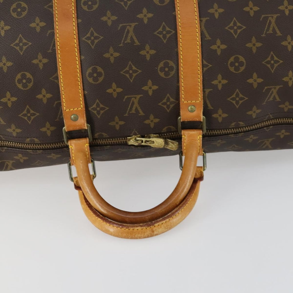 Louis Vuitton Keepall Bag Monogram Canvas Brown Canvas Travel Bag