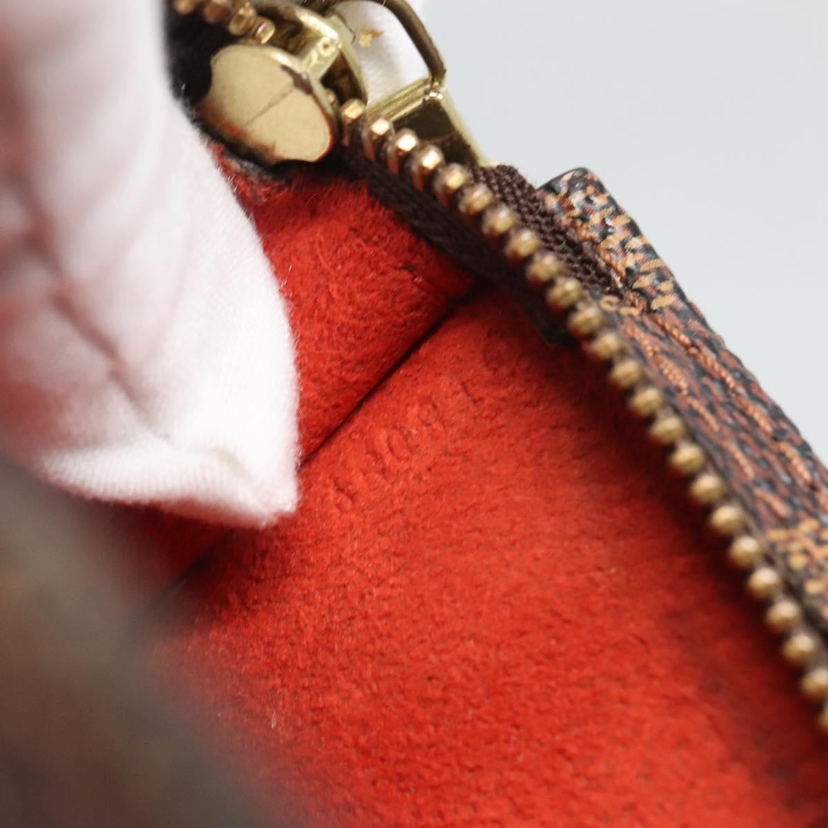 Louis Vuitton Marais Bucket Zip Pouch Damier Brown Canvas Clutche & Pouche Bag
