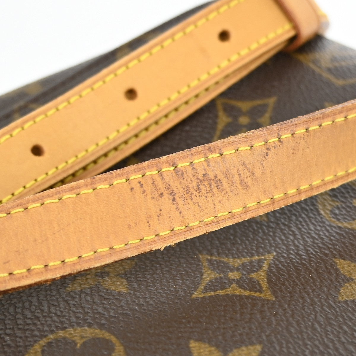 Louis Vuitton Musette Salsa Handbag Monogram Canvas Brown Canvas Shoulder Bag