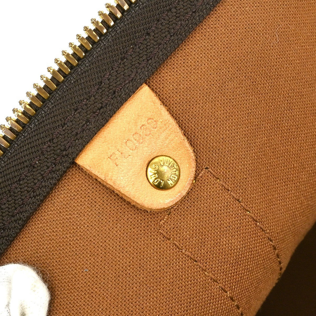 Louis Vuitton Keepall Bandouliere Bag Monogram Canvas Brown Canvas Travel Bag