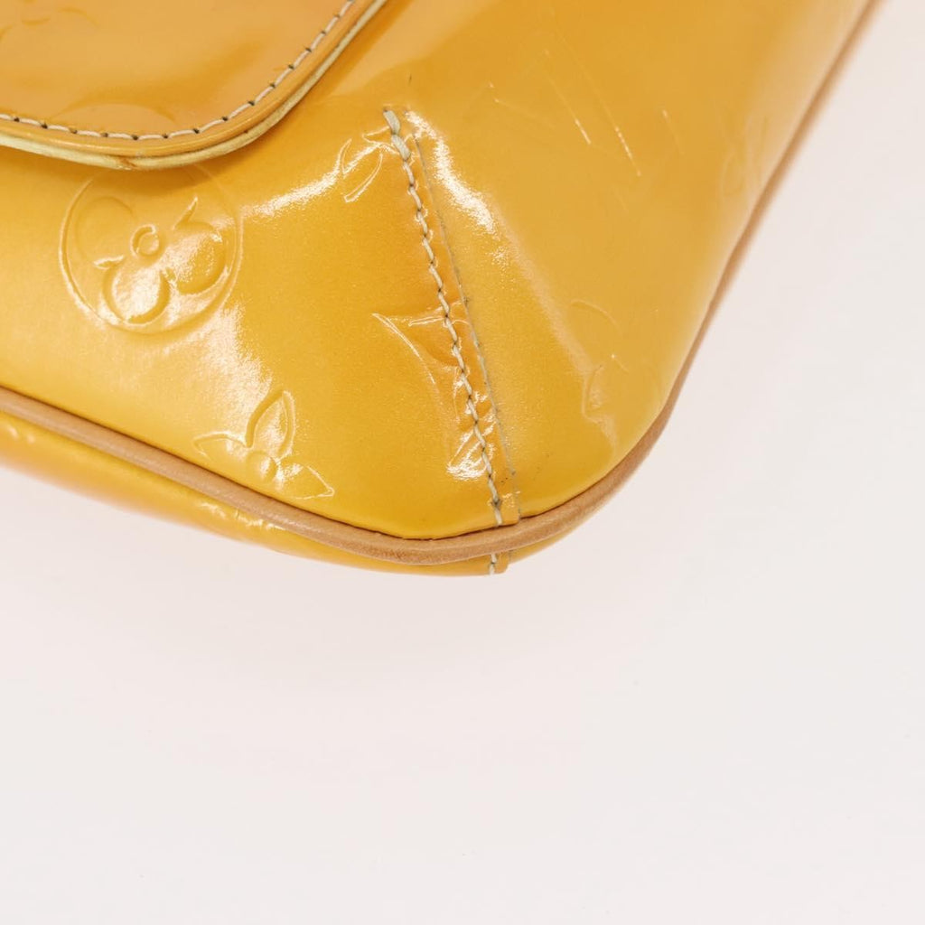 Louis Vuitton Thompson Street Handbag Monogram Vernis Yellow Patent_Leather Shoulder Bag