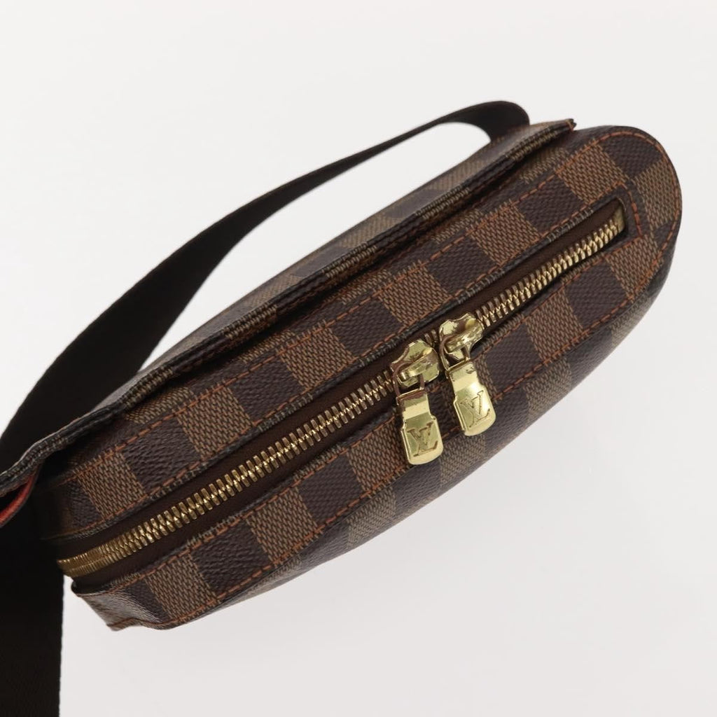 Louis Vuitton Geronimos Waist Bag Damier Brown Canvas Shoulder Bag