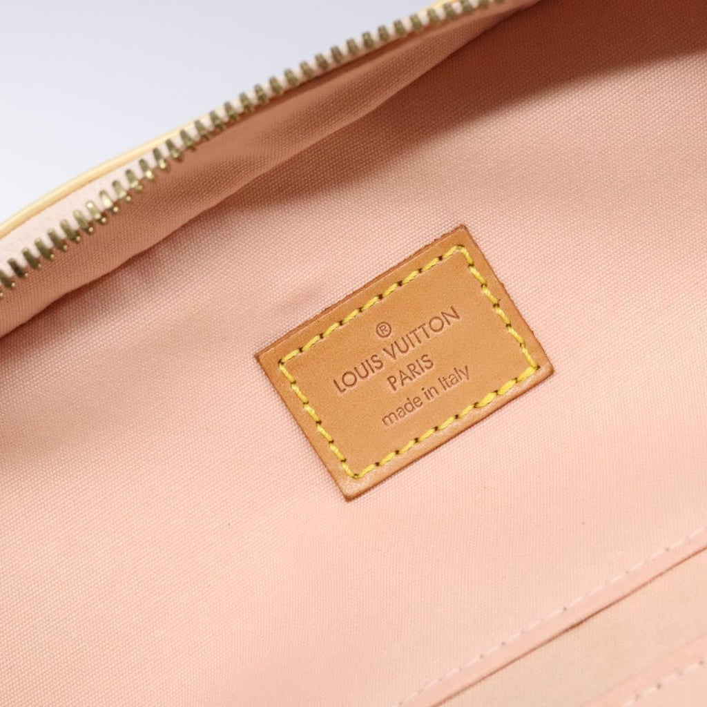 Louis Vuitton Sullivan Handbag Monogram Vernis Beige Patent_Leather Bag