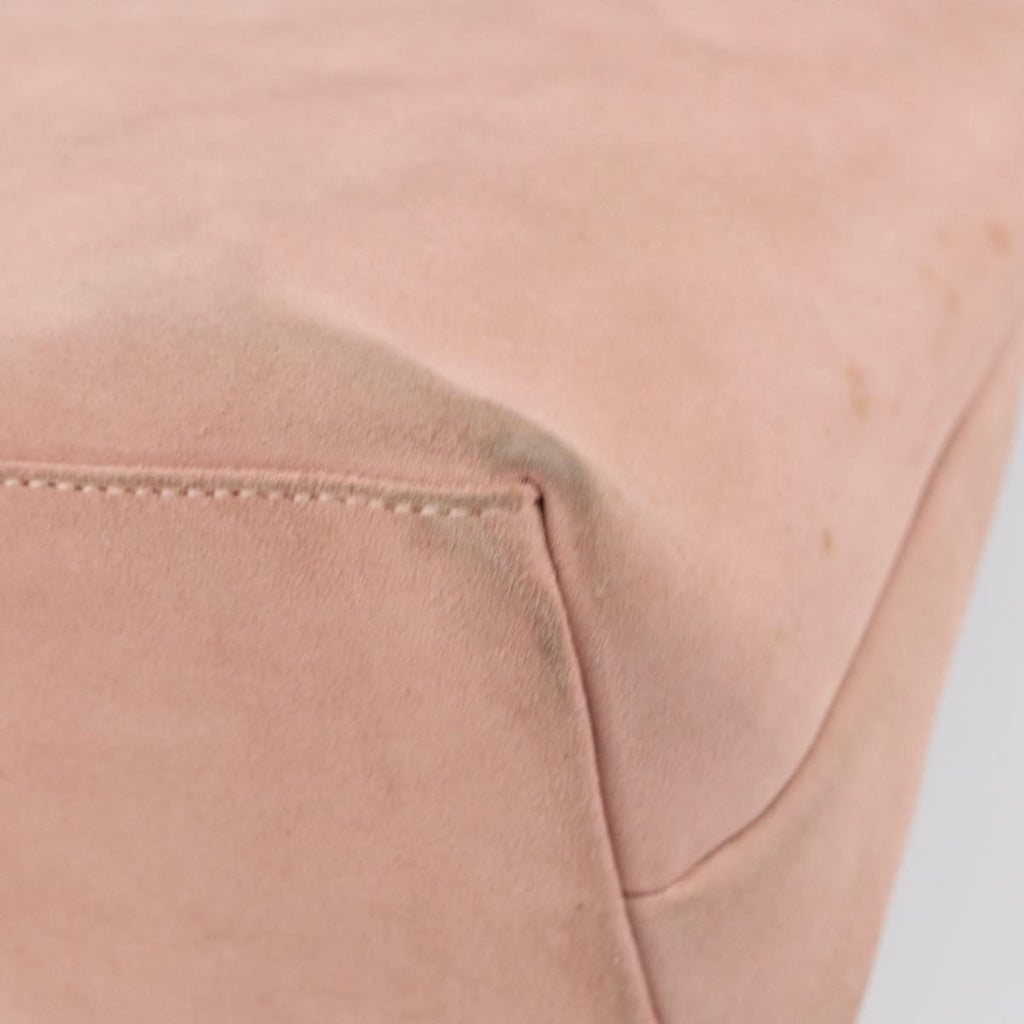 Gucci Vintage Handbag Suede Pink Suede Handbag (Pre-Owned)