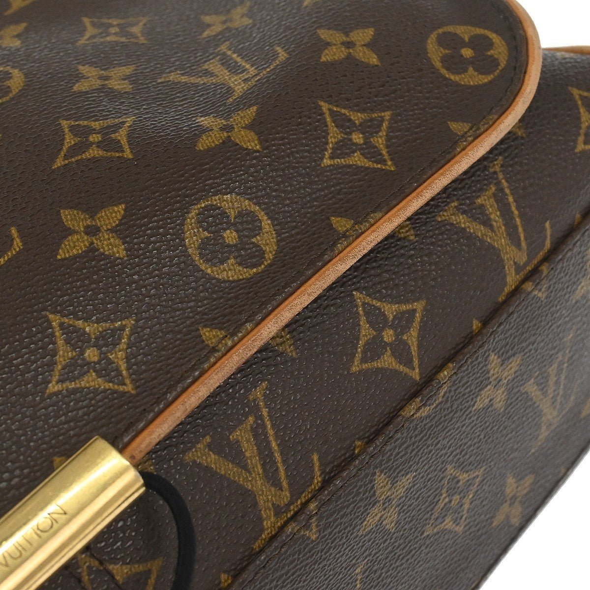 Louis Vuitton Abbesses Messenger Bag Monogram Canvas Brown Canvas Shoulder Bag