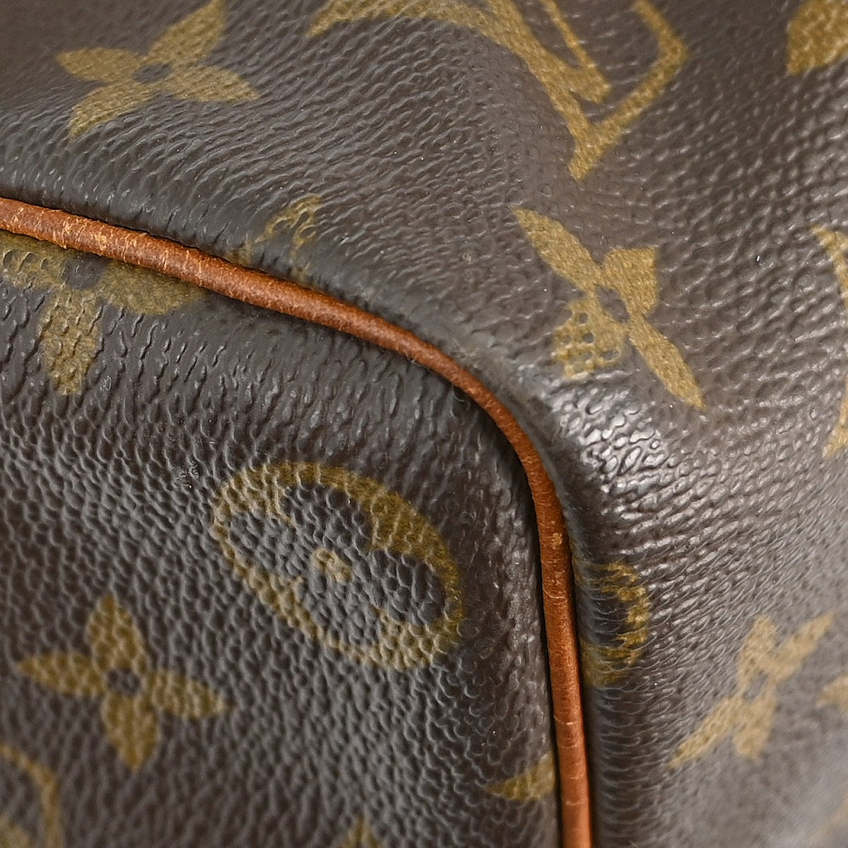 Louis Vuitton Keepall Bag Monogram Canvas Brown Canvas Travel Bag