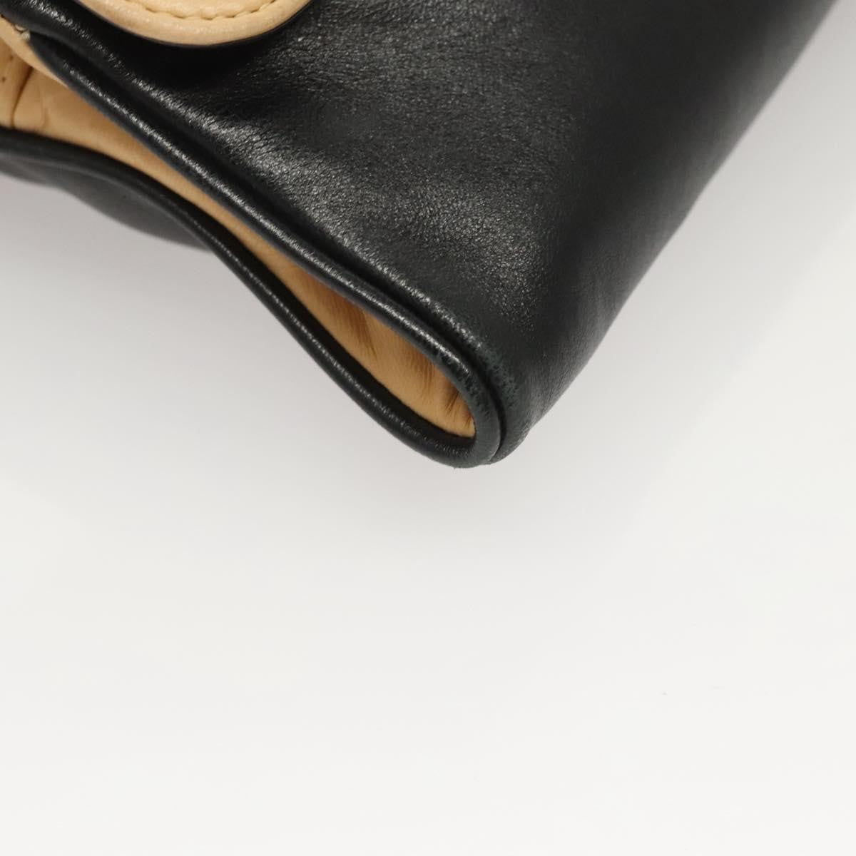 Chanel Chocolate Bar Cc Handbag Quilted Lambskin Beige Leather Handbag