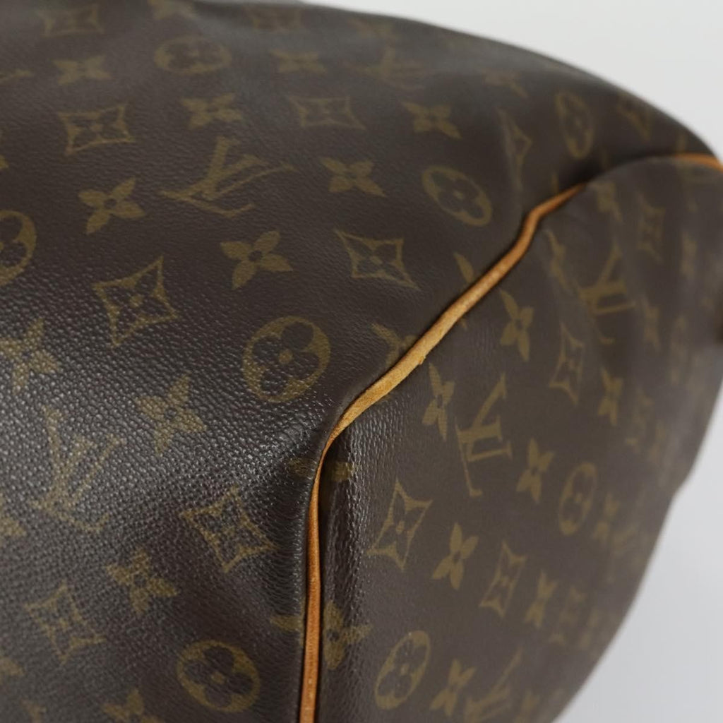 Louis Vuitton Keepall Bag Monogram Canvas Brown Canvas Travel Bag