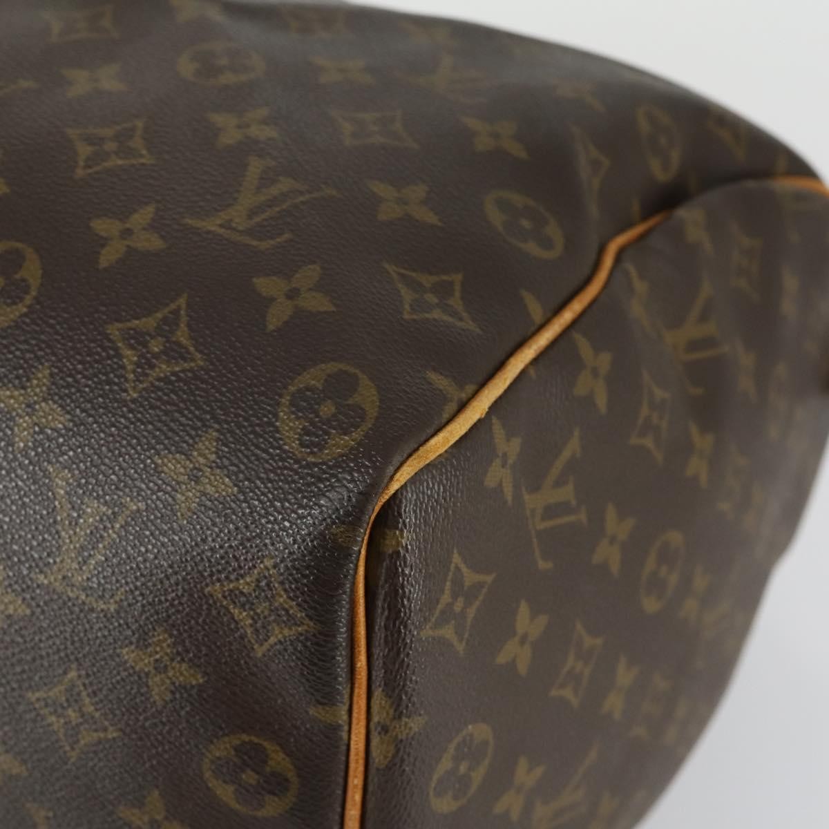Louis Vuitton Keepall Bag Monogram Canvas Brown Canvas Travel Bag