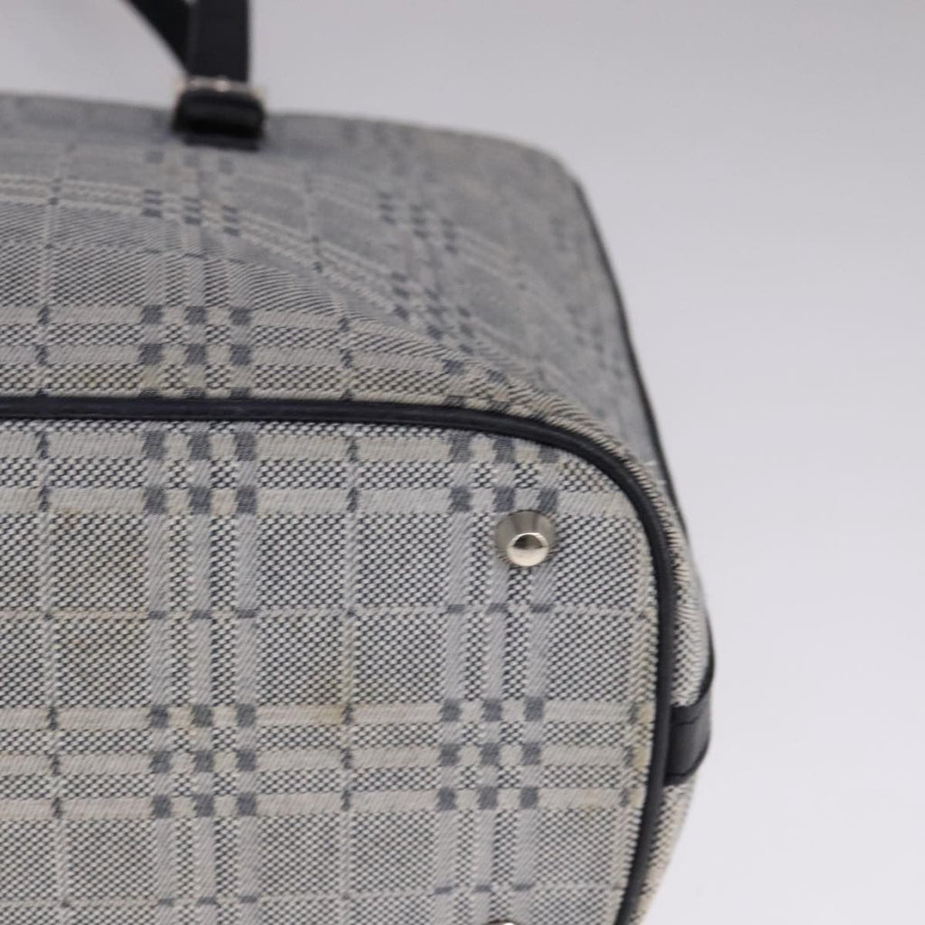 Burberry Vintage Tote Bag Canvas Gray Canvas Tote Bag