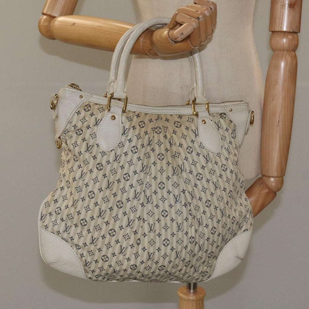 Louis Vuitton Marina Handbag Mini Lin Croisette Beige Canvas Bag