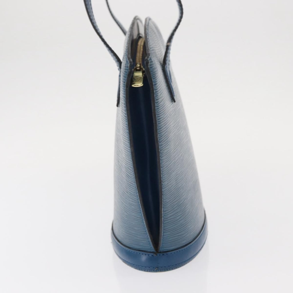 Louis Vuitton Saint Jacques Handbag Epi Leather Blue Leather Shoulder Bag