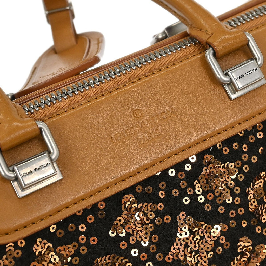 Louis Vuitton Baby Speedy Bag Limited Edition Sunshine Express Brown Leather Handbag