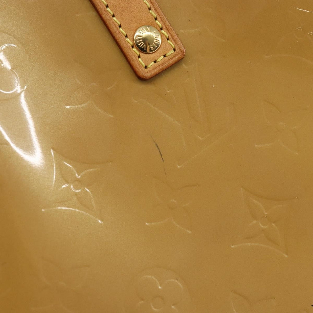 Louis Vuitton Reade Handbag Monogram Vernis Beige Patent_Leather Handbag