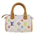 Louis Vuitton Speedy Mini Hl Handbag Monogram Multicolor White Canvas Bag