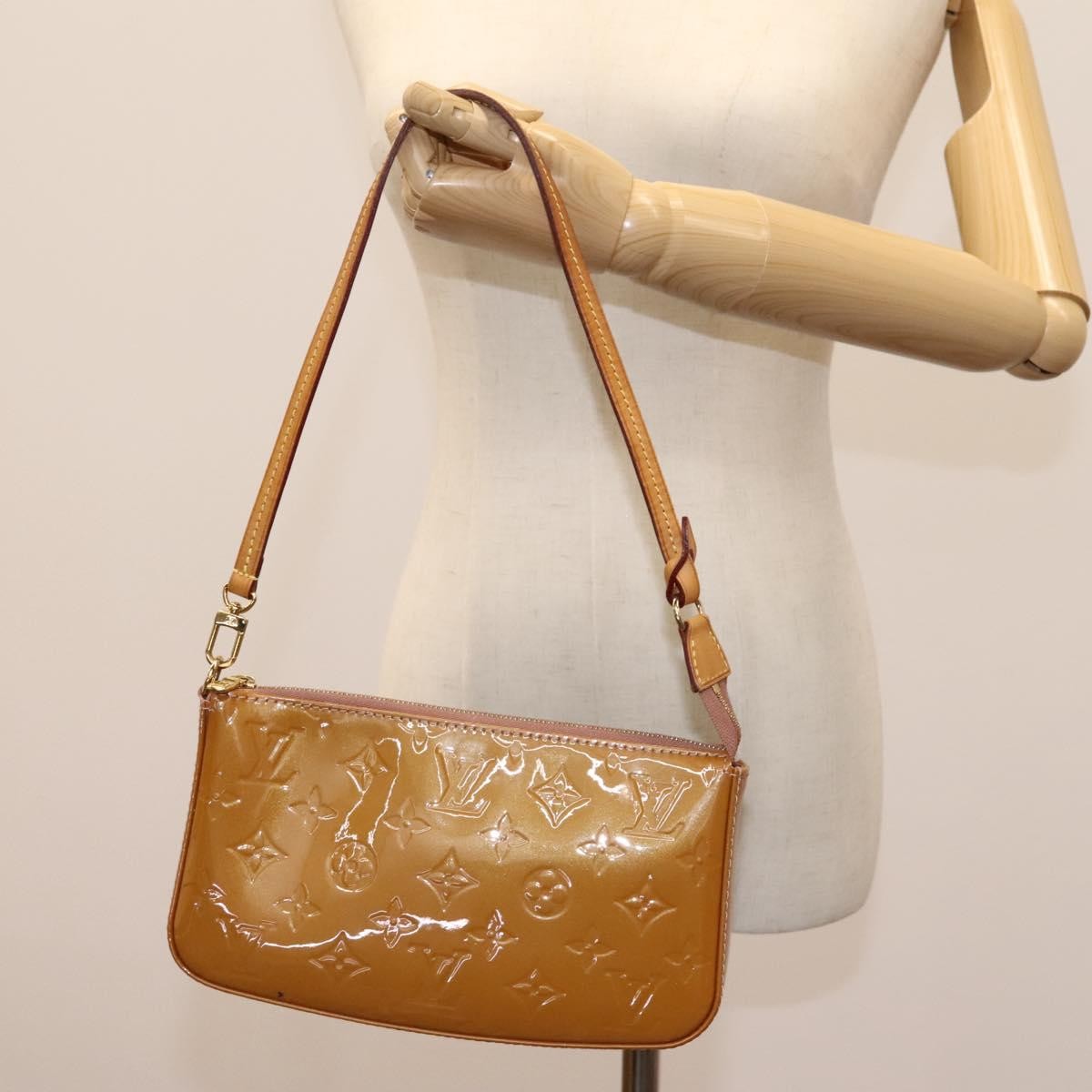 Louis Vuitton Pochette Accessoires Patent Leather Pink Patent_Leather Bag