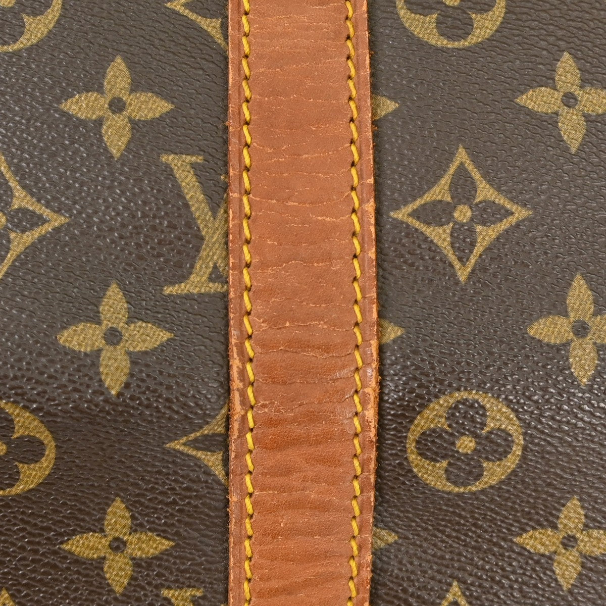 Louis Vuitton Keepall Bag Monogram Canvas Brown Canvas Travel Bag