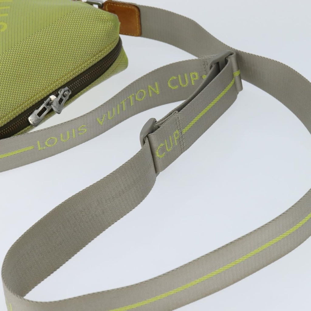 Louis Vuitton Cup Weathery Bag Damier Geant Canvas Yellow Canvas Shoulder Bag