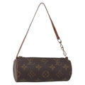 Louis Vuitton Papillon Pochette Monogram Canvas Brown Canvas Clutche & Pouche Bag