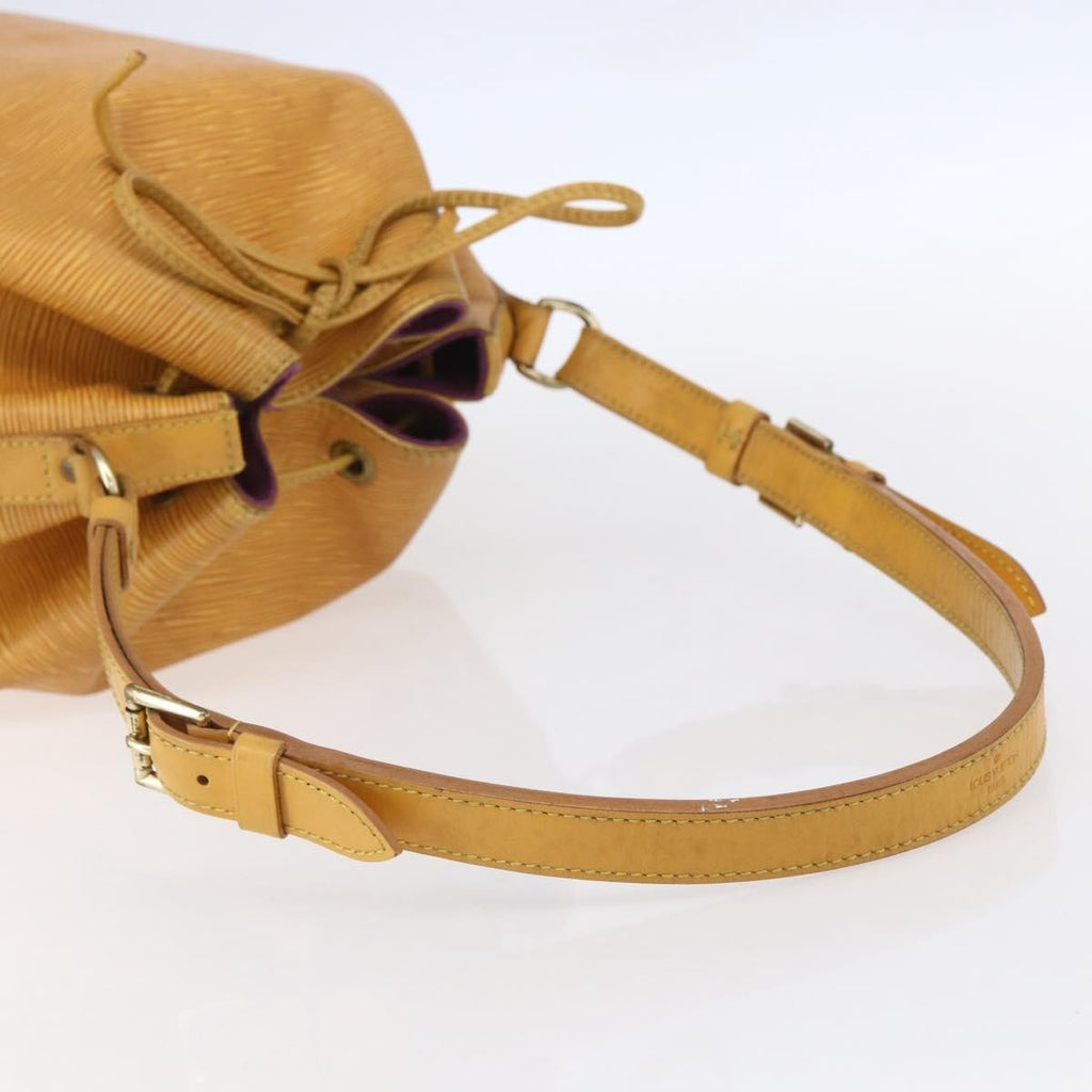 Louis Vuitton Petit Noe Nm Handbag Epi Leather Yellow Leather Shoulder Bag