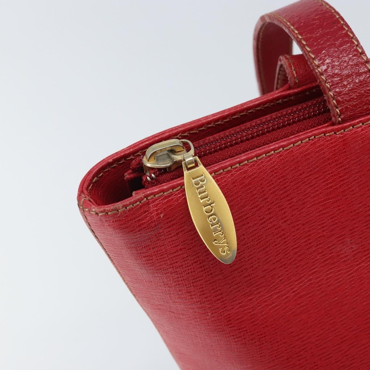 Burberry Vintage Tote Bag Leather Red Leather Tote Bag