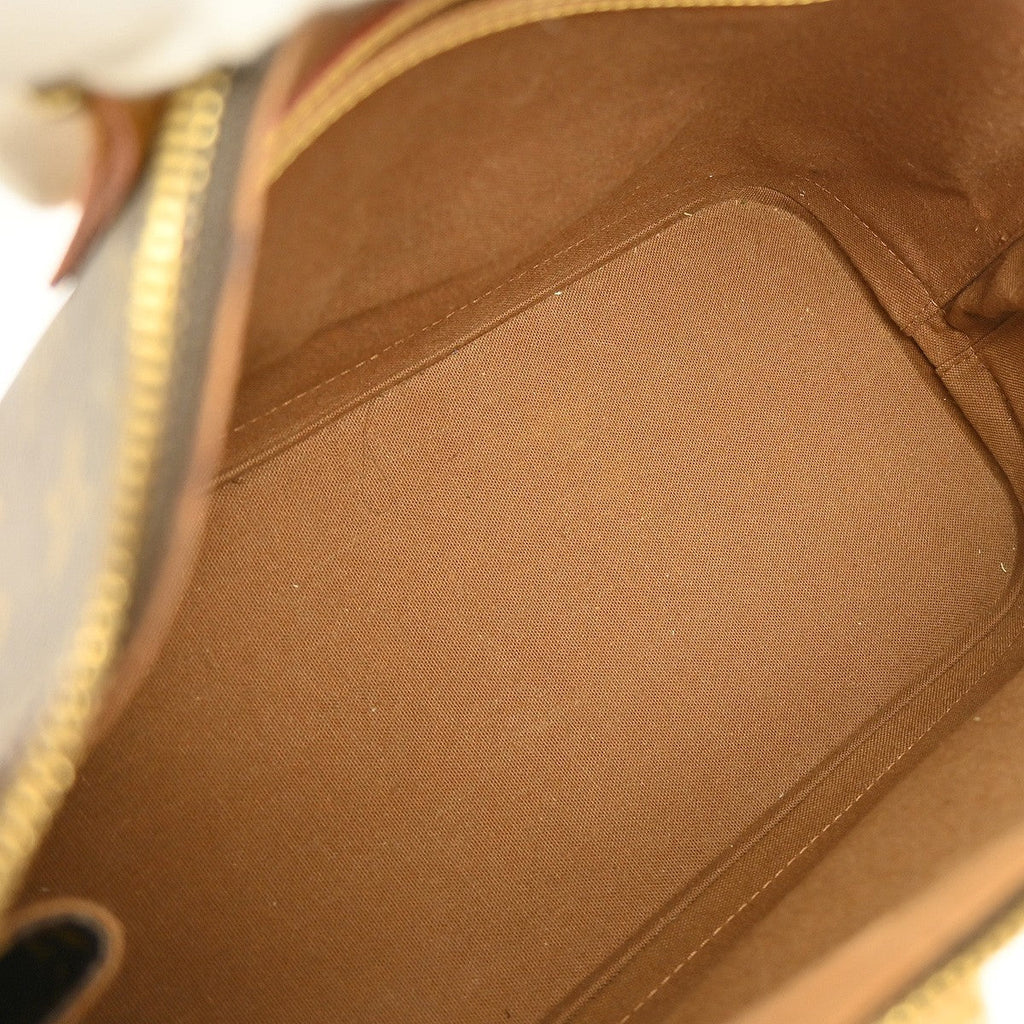 Louis Vuitton Alma Handbag Monogram Canvas Brown Canvas Handbag