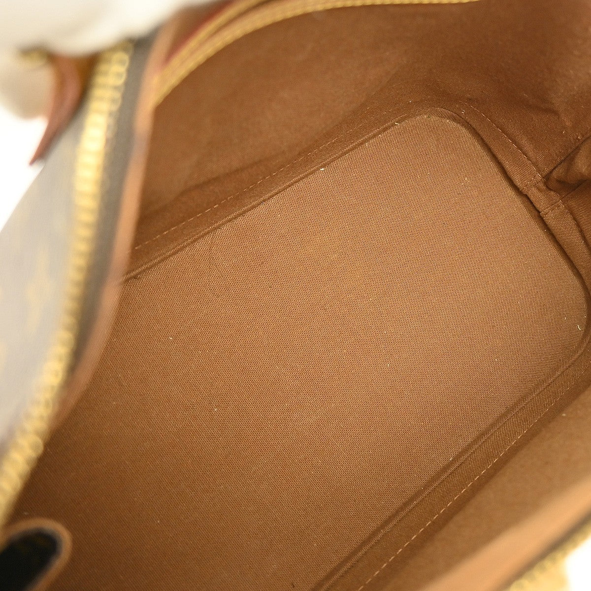 Louis Vuitton Alma Handbag Monogram Canvas Brown Canvas Handbag