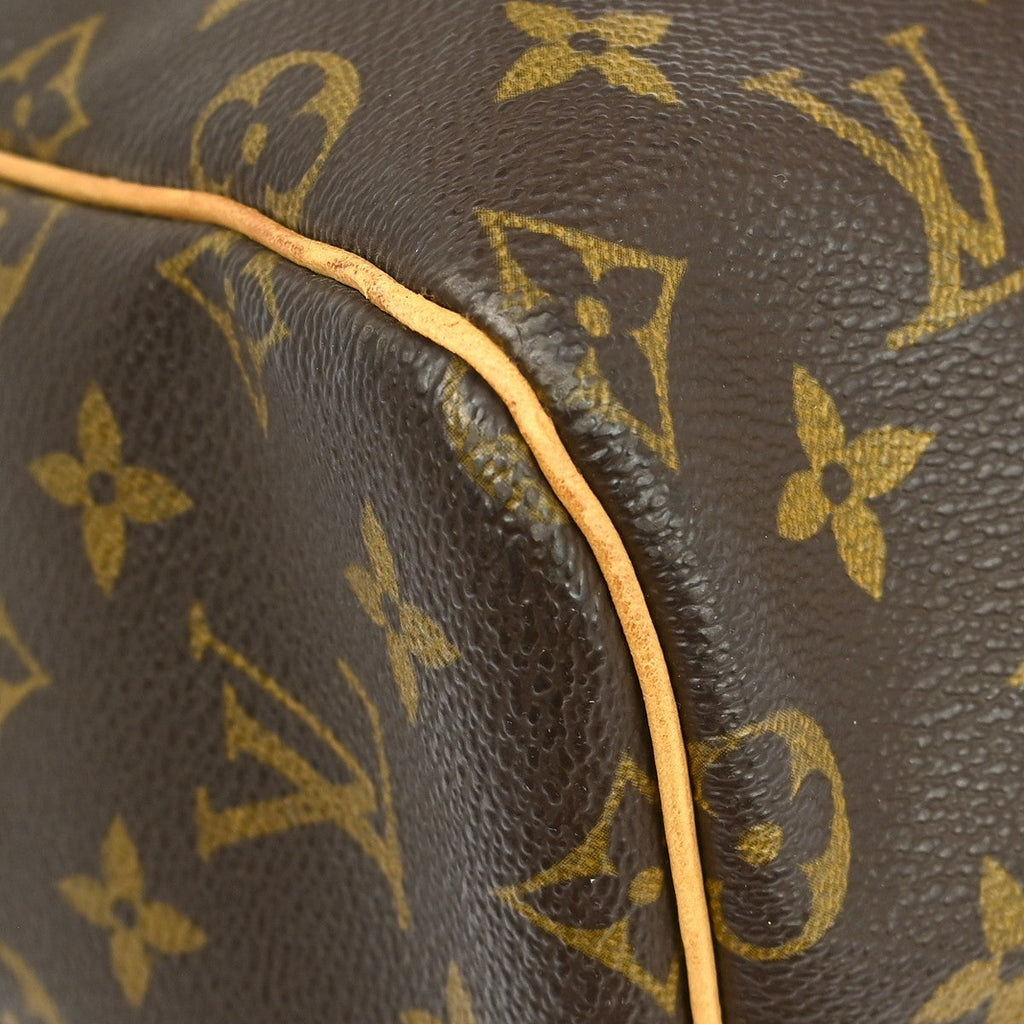 Louis Vuitton Keepall Bag Monogram Canvas Brown Canvas Travel Bag