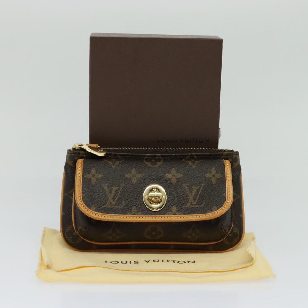 Louis Vuitton Tikal Wristlet Pochette Monogram Canvas Brown Canvas Bag