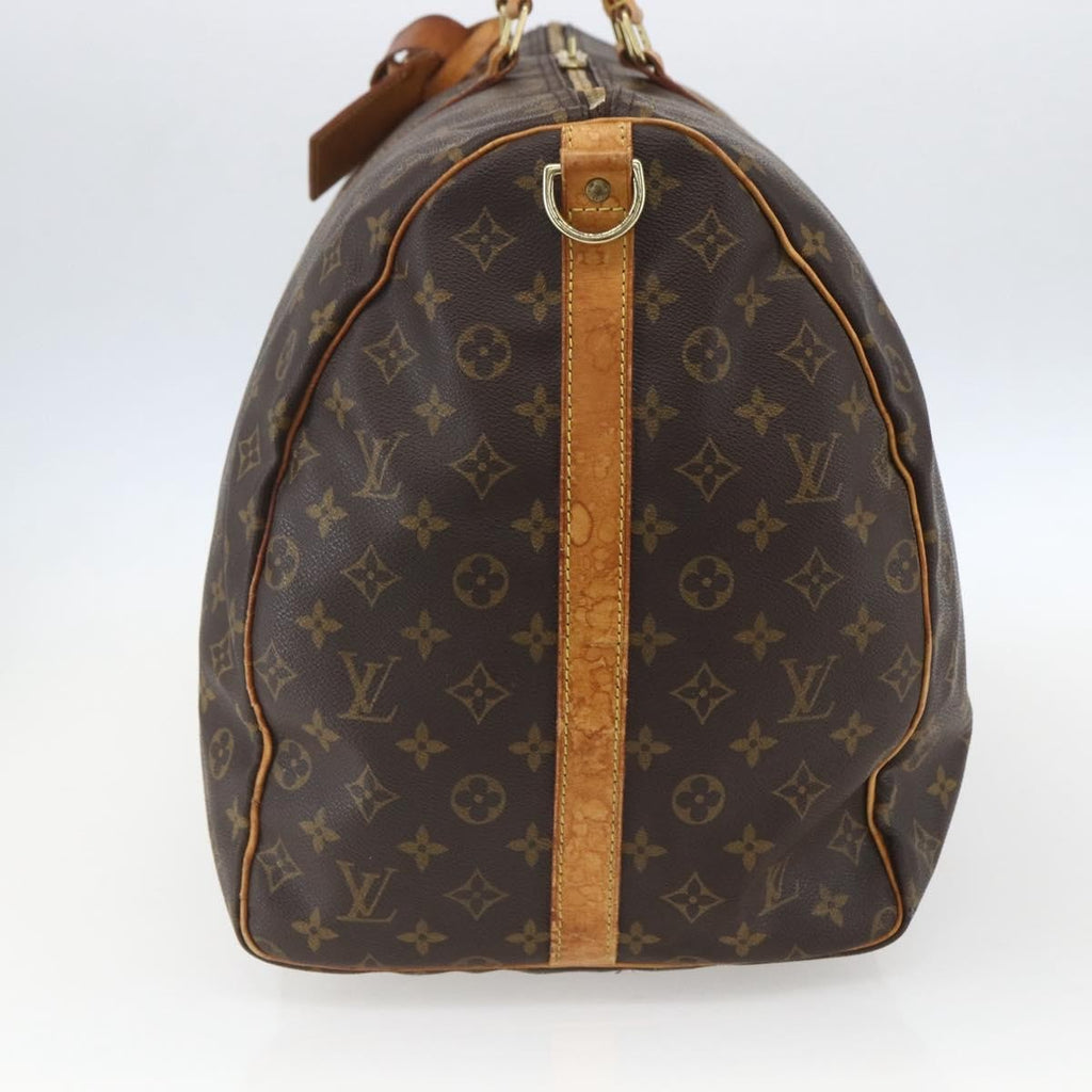 Louis Vuitton Keepall Bag Monogram Canvas Brown Canvas Travel Bag