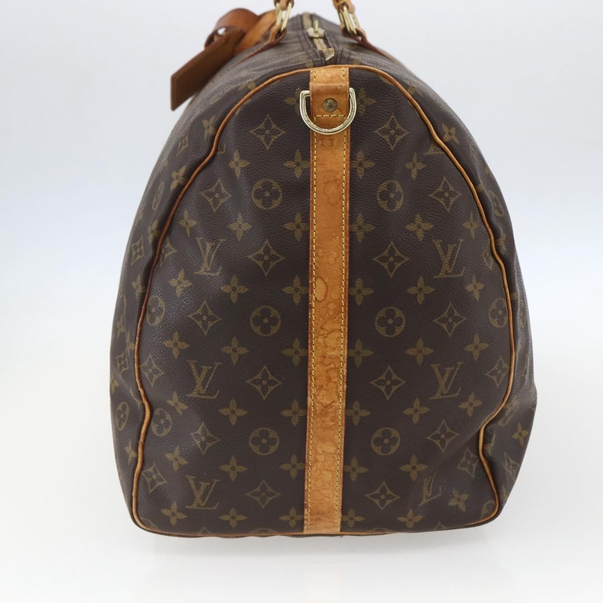 Louis Vuitton Keepall Bag Monogram Canvas Brown Canvas Travel Bag