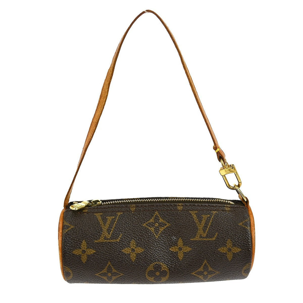 Louis Vuitton Papillon Pochette Monogram Canvas Brown Canvas Clutche & Pouche Bag
