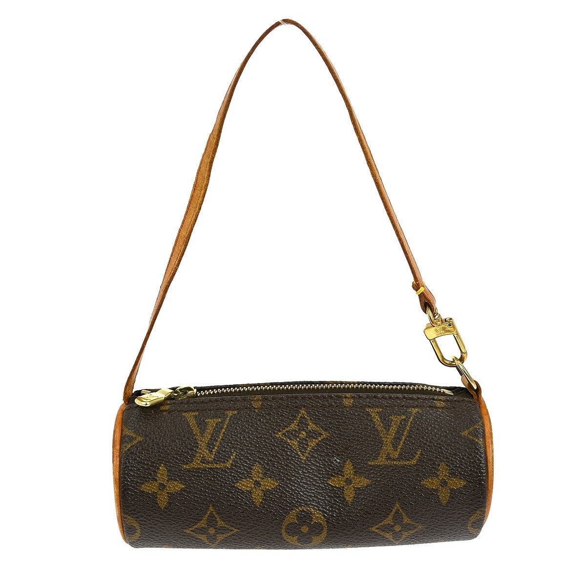 Louis Vuitton Papillon Pochette Monogram Canvas Brown Canvas Clutche & Pouche Bag