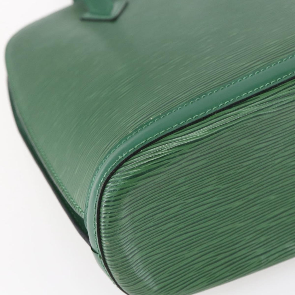 Louis Vuitton Lussac Handbag Epi Leather Green Leather Shoulder Bag